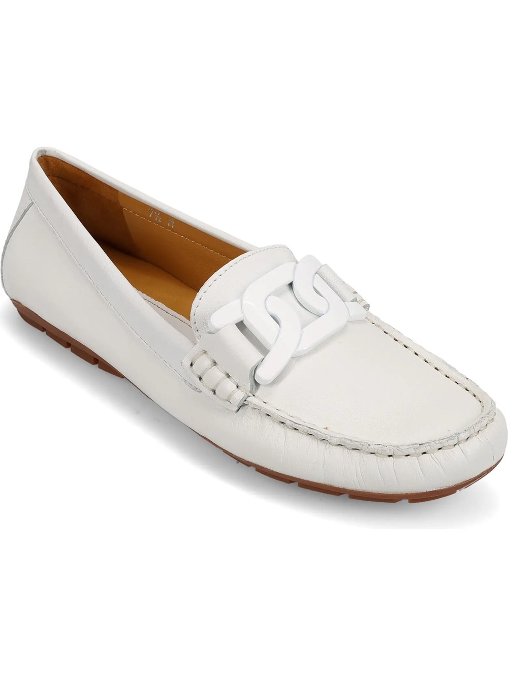NEW vaneli aiker white glove loafers size 8